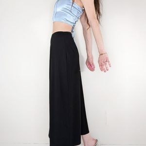 SOLD VTG y2k black maxi skirt